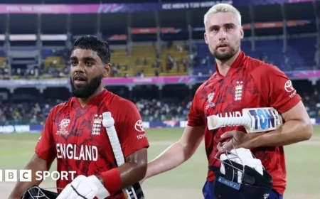 Will Jacks, Rehan Ahmed Propel England to T20 World Cup Victory Over New Zealand