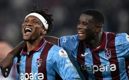 Trabzonspor Triumphs Over Karagümrük with Onuachu and Nwaiwu’s Goals