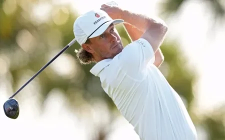 Austin Smotherman Secures Lead with Six Straight Birdies at Cognizant Classic