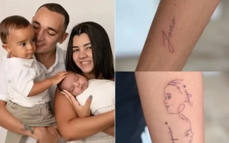 Ary Mirelle Honors João Gomes and Kids with Tattoos: “Eternized on Me”