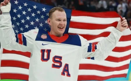 White House AI Alters Speech of U.S. Olympic Hockey Star