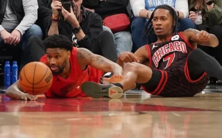 Bulls Fall to Right Opponent in Portland on Tough Night