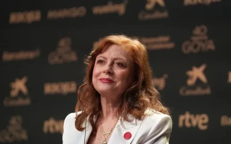 Susan Sarandon Criticizes Hollywood Censorship, Applauds Spain’s Stance on Gaza