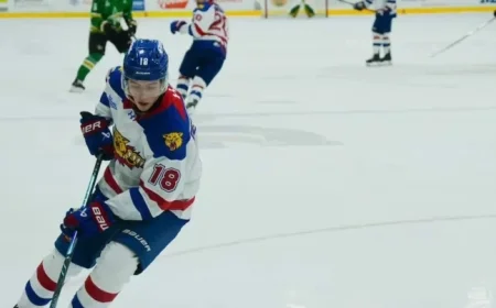 Caleb Desnoyers Scores 200th Point with Six-Point Game Performance