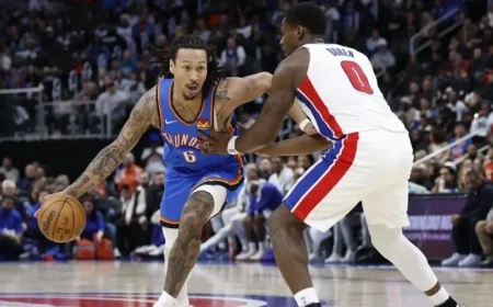 Thunder’s Jaylin Williams Shines with Career Performance Against Pistons