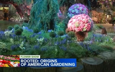 Philadelphia Flower Show 2026 Dazzles Visitors with Vibrant Blooms