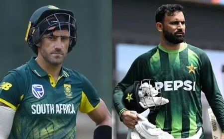 Faf du Plessis Urges Pakistan to Elevate Fakhar Zaman for Key Sri Lanka Match
