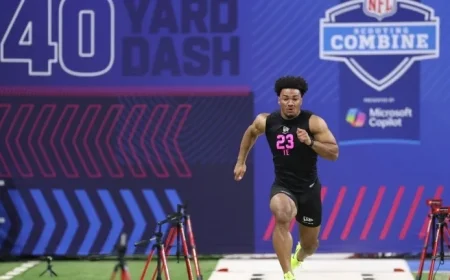 Kenyon Sadiq Sets Record with 4.39-Second 40-Yard Dash