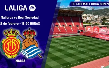 Mallorca vs Real Sociedad: LaLiga Match Time and TV Broadcast Details