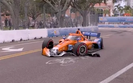 Scott Dixon’s Severe Crash Disrupts St. Petersburg Grand Prix Practice