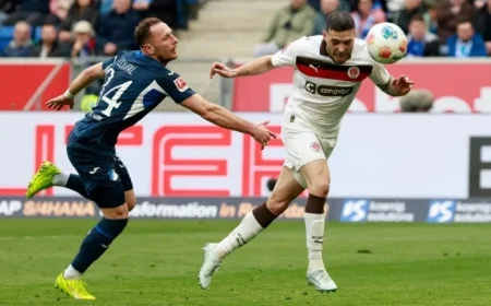 Hoffenheim Defeated, Leverkusen Draws in Bundesliga Matches