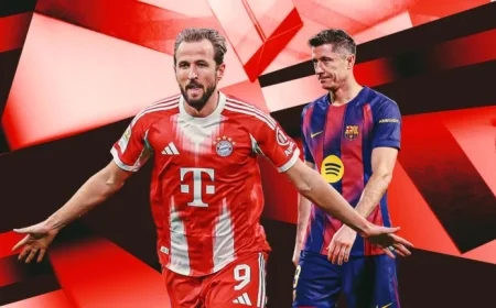 Harry Kane Aims to Surpass Lewandowski at Bayern, Not Fill His Barcelona Boots