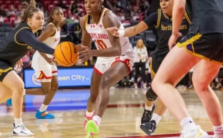 Preview: No. 14 Maryland Faces No. 8 Michigan in Women’s Basketball Showdown