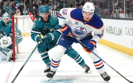 Oilers Face Sharks in Anticipated Pre-Game Showdown