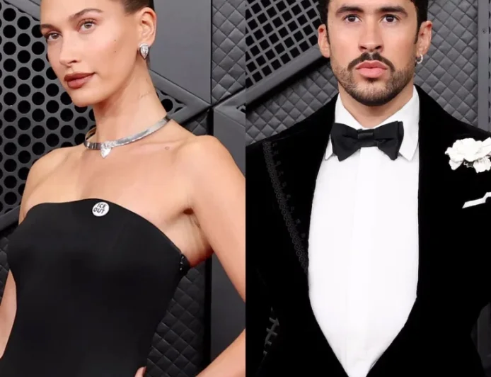 Hailey Bieber Reunites with Bad Bunny at 2026 Grammys