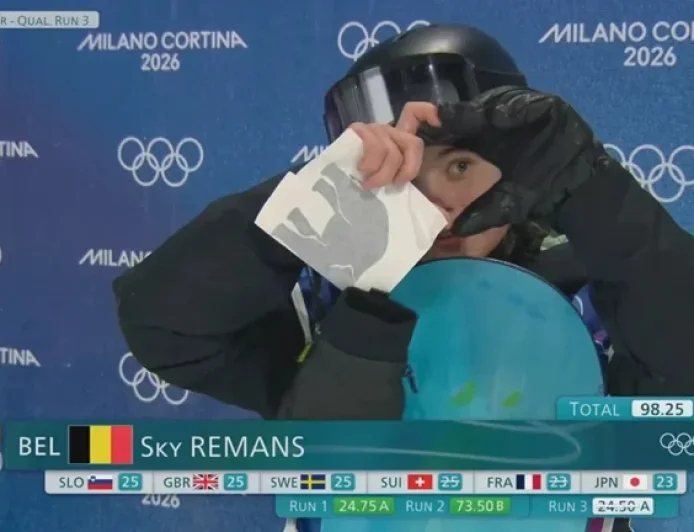 15-Year-Old Sky Remans Misses Big Air Finals After Crucial Jump Error