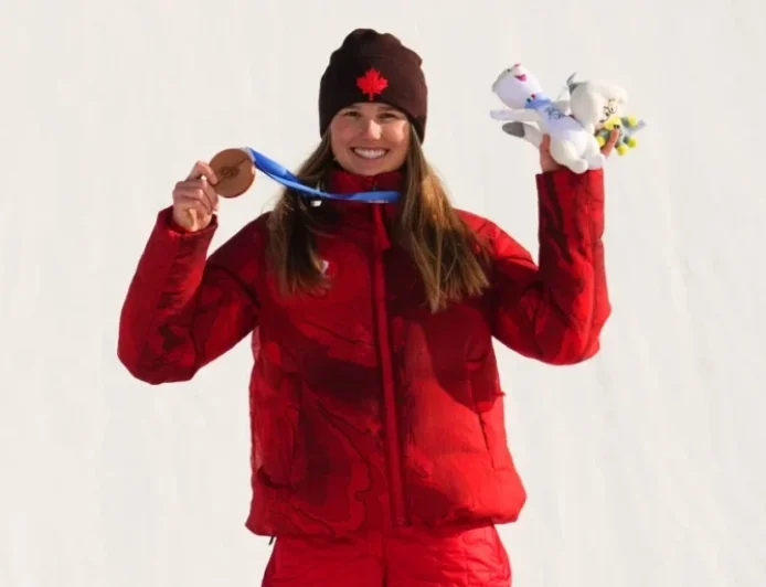 Megan Oldham Clinches Bronze in Slopestyle Skiing