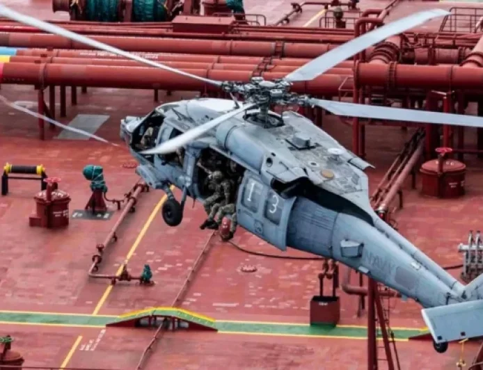 U.S. Military Intercepts Oil Tanker in Indian Ocean After Caribbean Pursuit