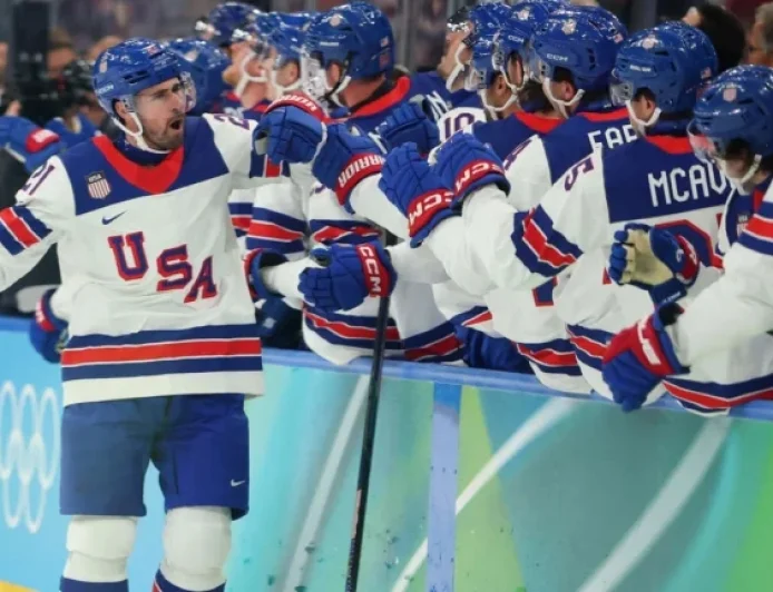 Larkin Leads Team USA into Olympic Gold Medal Showdown with Canada