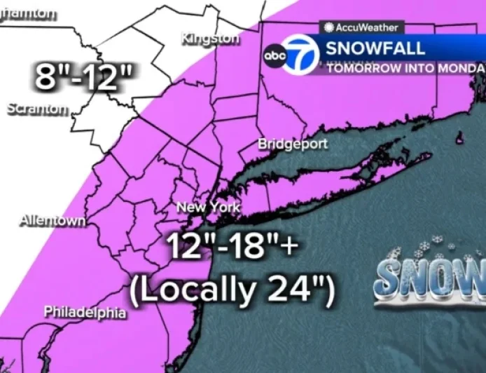 Blizzard and Winter Storm Warnings Hit NYC, NJ, NY, CT This Weekend