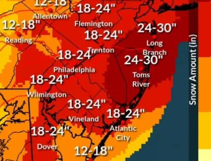Blizzard Warning in New Jersey: State of Emergency Declared, Bomb Cyclone Looms