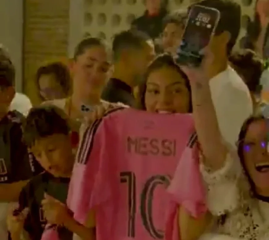 Fans Flock to Welcome Lionel Messi in Colombia