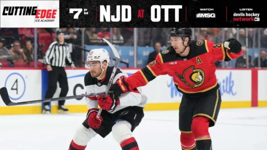 Devils Travel to Ottawa for Exciting Match Preview