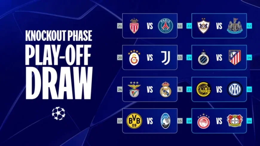 Champions League Draw: Benfica Faces Real Madrid, Monaco Takes On Paris