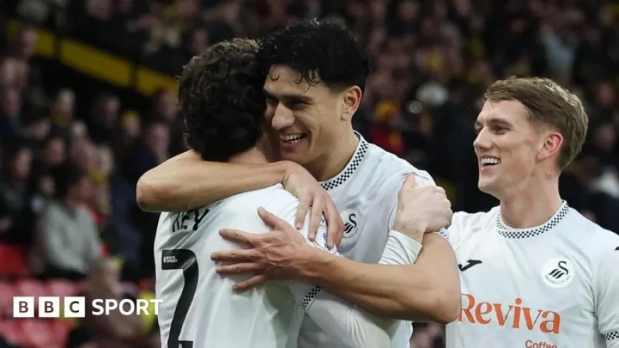 Swansea Topples Watford 2-0 with Stamenic, Key Goals in Rare Away Victory
