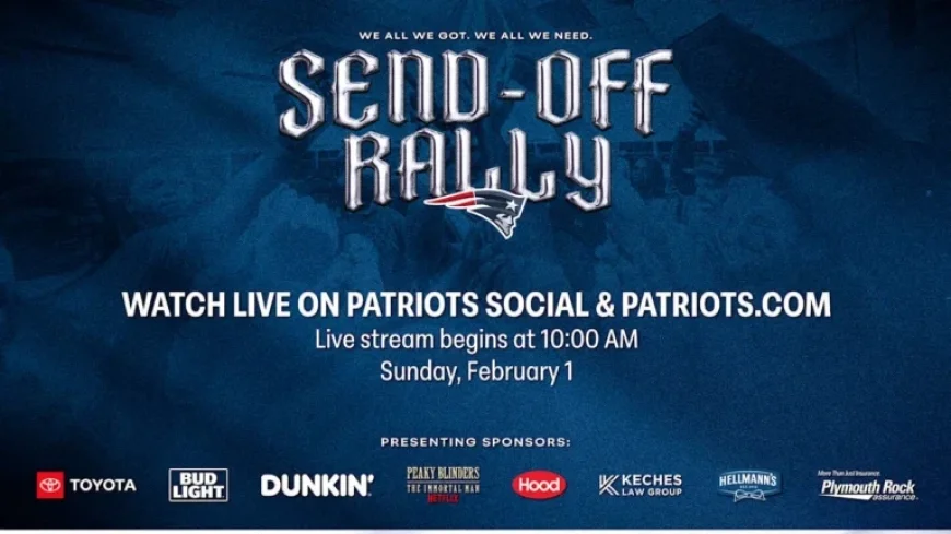 New England Patriots Host Super Bowl Send-Off Rally