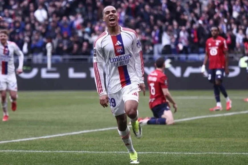 Noah Nartey’s First Goal for OL Against LOSC Captured on Video