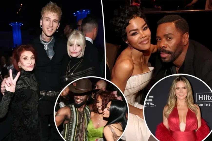 Stars Shine at Clive Davis’ Pre-Grammy Party with Teyana Taylor, Sharon Osbourne