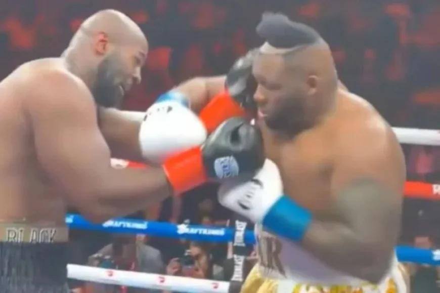 Jarrell Miller Loses Toupee in Comical Fight Scene