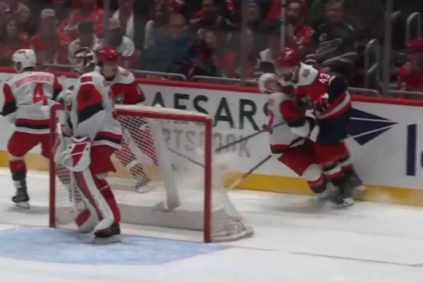 Wilson’s Massive Hit Ignites Capitals’ Comeback Victory Over Hurricanes
