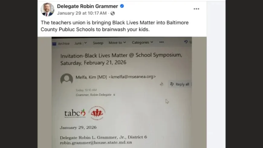 Backlash Erupts Against Maryland Delegate Robin Grammer’s BCPS ‘Brainwashing’ Remark