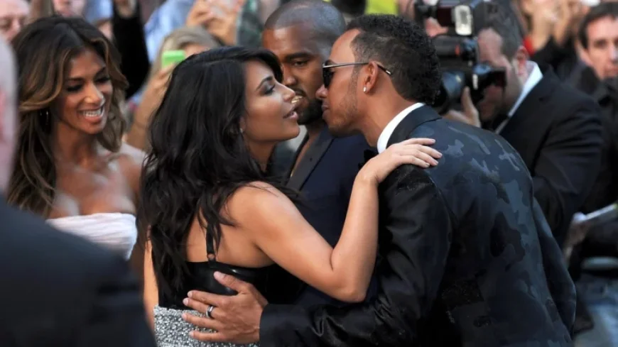 Lewis Hamilton and Kim Kardashian Spark Romance Rumors at UK Country Club