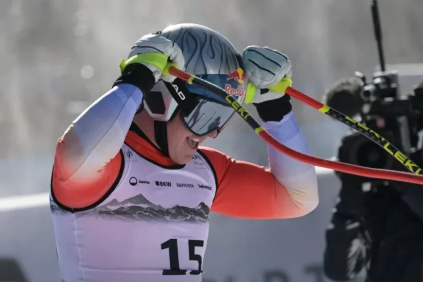 Franjo von Allmen Triumphs Again in Crans-Montana Alpine Skiing