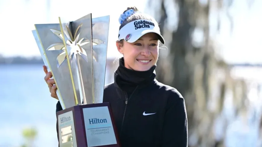 Nelly Korda Wins LPGA Opener Shortened by Extreme Cold