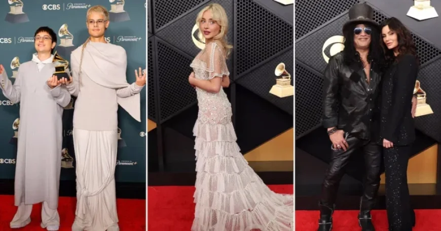Celebrity Styles Shine on 2026 Grammy Awards Red Carpet