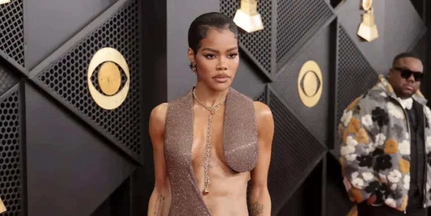 Teyana Taylor Stuns in Gravity-Defying Dress at 2026 Grammys