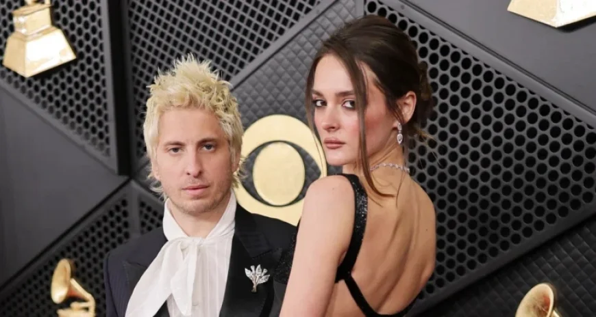Charlotte Lawrence Stuns in Black While Supporting Andrew Watt at Grammys 2026