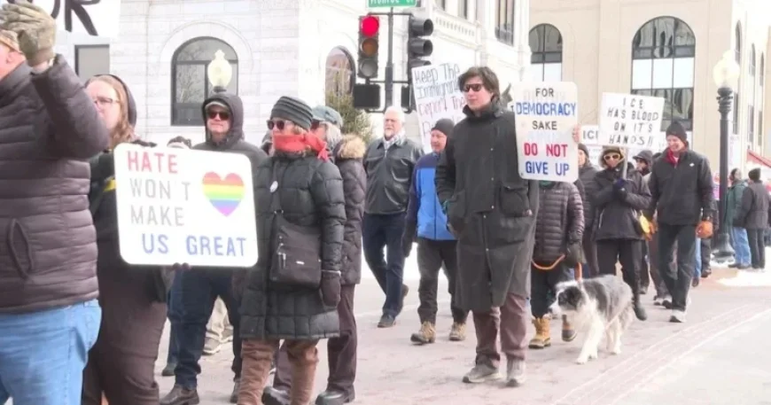 Over 100 Rally in Jefferson City Against Federal Immigration Enforcement
