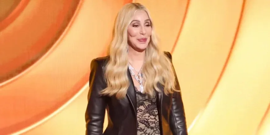 Cher Stuns in Naked Dress Receiving Grammys Lifetime Achievement Award