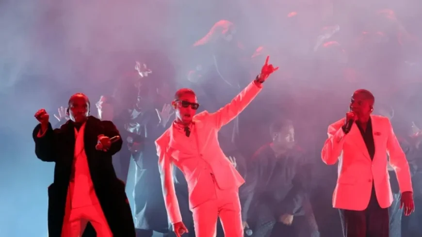 Clipse, Pharrell Williams Dazzle with Snowy Grammys Performance