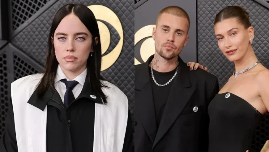 Billie Eilish, Justin Bieber Support ICE Out at Grammys with Pins
