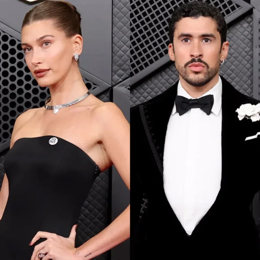 Hailey Bieber Reunites with Bad Bunny at 2026 Grammys