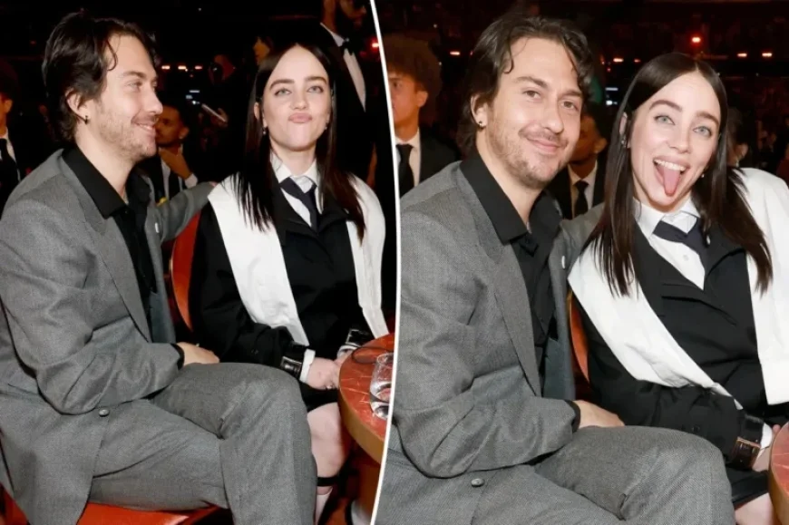 Billie Eilish and Nat Wolff Attend Grammys 2026 Together