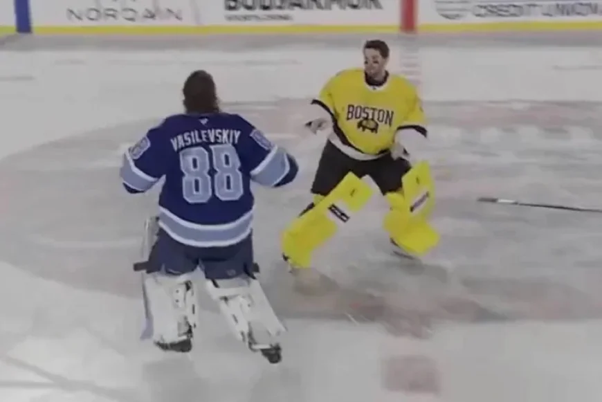Vasilevskiy and Swayman Clash in Stadium Series Goalie Battle