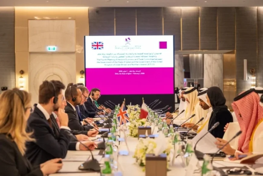 Qatar-UK Economic Committee Convenes Fourth Meeting in Doha