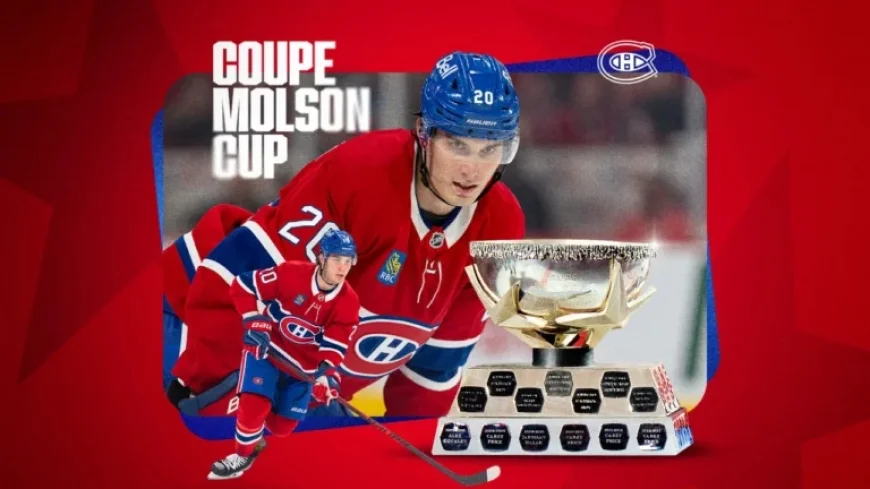 Juraj Slafkovsky Wins Molson Cup Award for January
